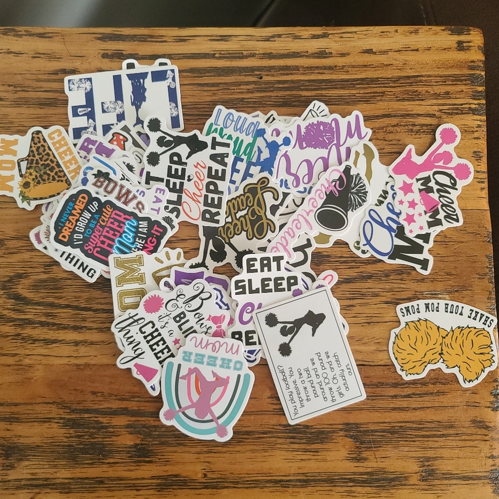 Cheerleaders Stickers -50 total